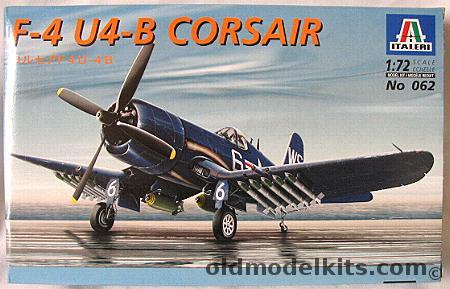 Italeri 1/72 Corsair F-4 U4-B - (F4U4B), 062 plastic model kit